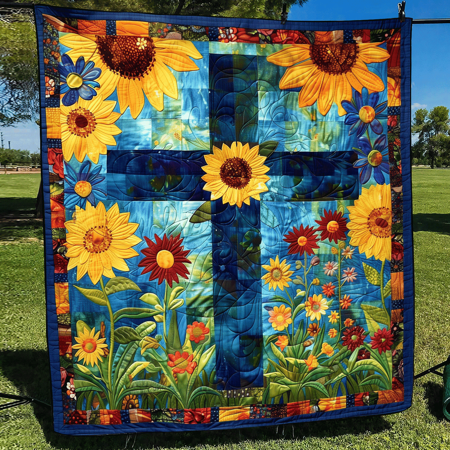 Christian Quilted Blanket NCU0VT16