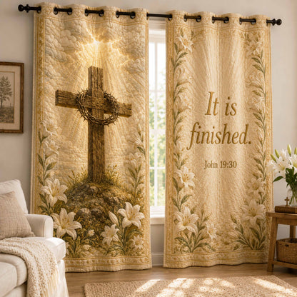 Heavenly Light Quilted Curtains NCU0NTD2097