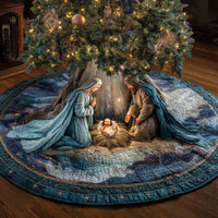 Heavenly Light Quilted Tree Skirt NCU0NXD992