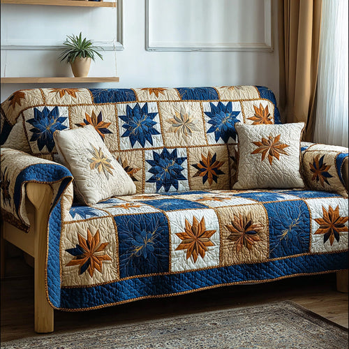 Heirloom Petalwheel Quilted Sofa Cover NCU0NTD1231