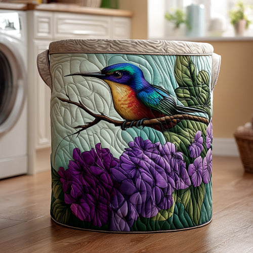 Heirloom Wings Quilted Laundry Basket NCU0DV568