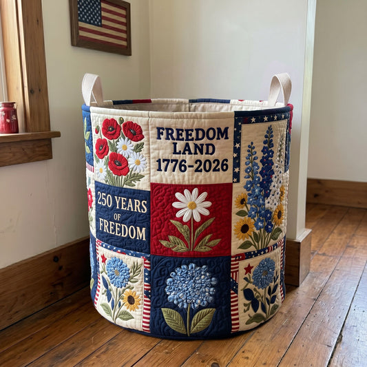 Heirloom of Honor Quilted Laundry Basket NCU0PTT3115