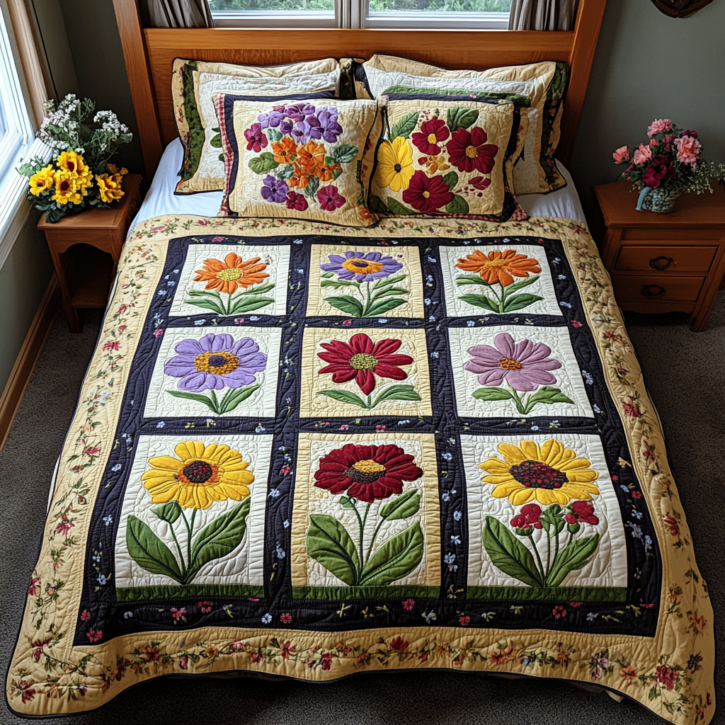 Helianthus Harmony Duvet Cover Set NCU0DV276