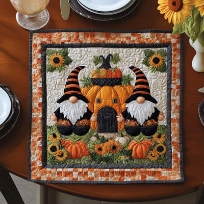 Hello Gnome Fall Quilted Table Topper NCU0NNT1263