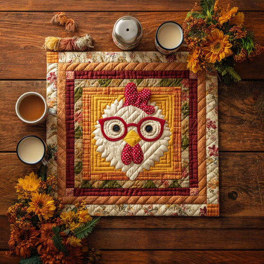 Hen Sweet Hen Quilted Table Topper NCU0NXD006