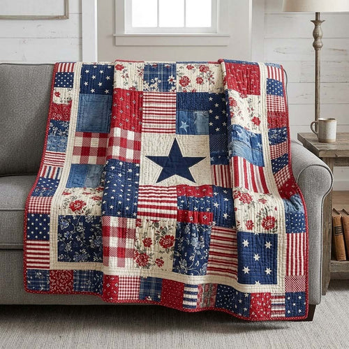 Heritage Block Quilted Blanket NCU0DQQ0539