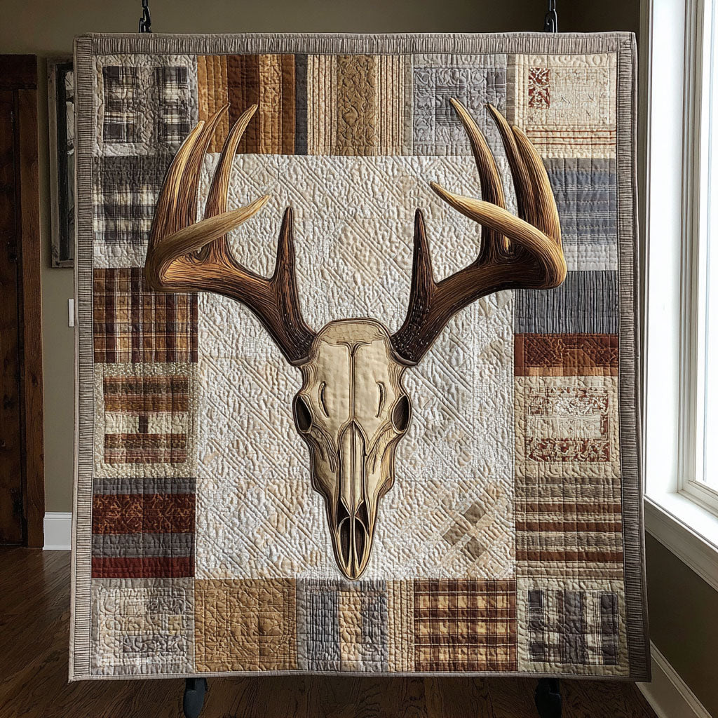 Heritage Deer Quilted Blanket NCU0NNT2785