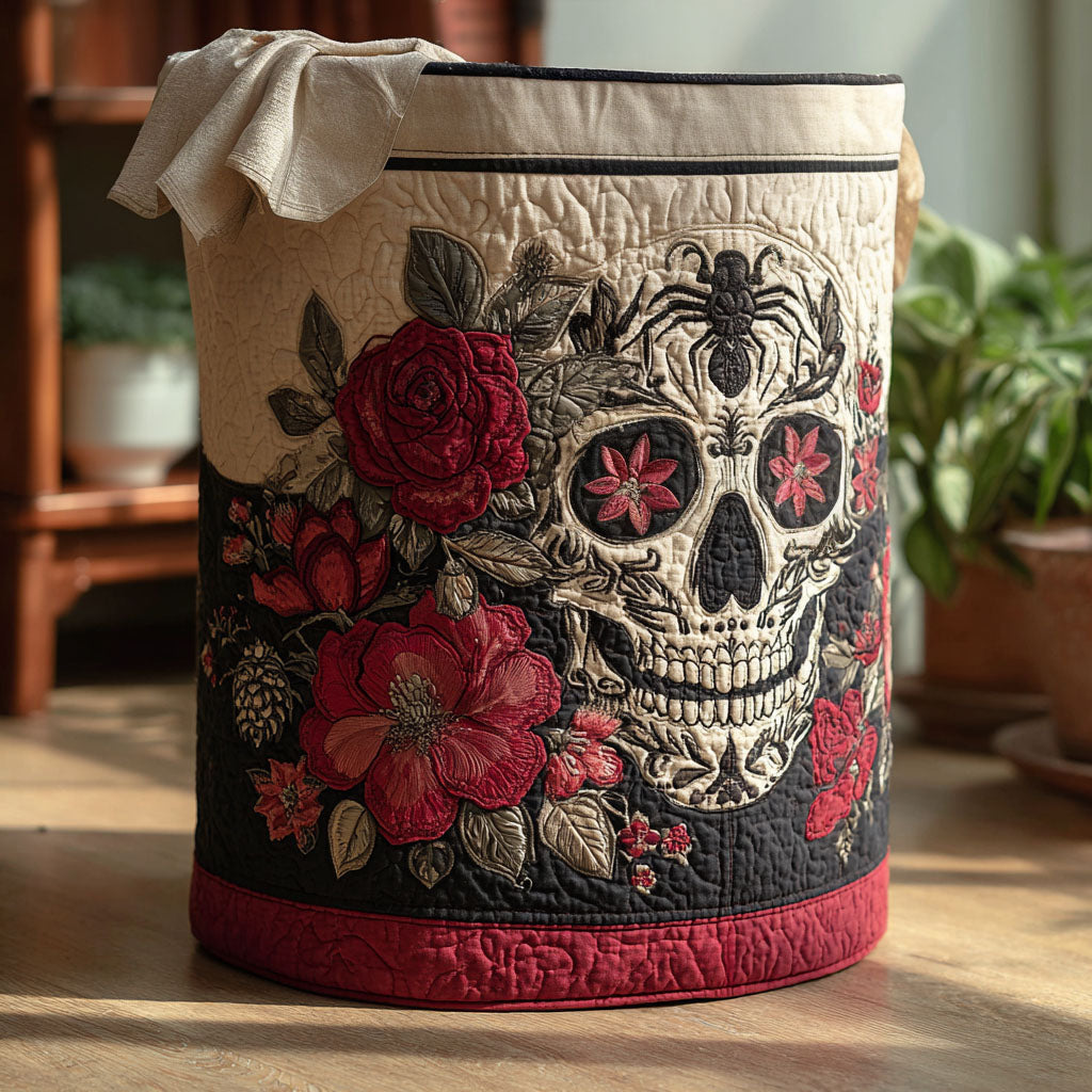 Heritage Flame Quilted Laundry Basket NCU0PTT1093