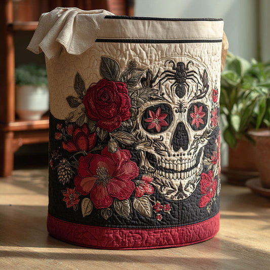 Heritage Flame Quilted Laundry Basket NCU0PTT1093
