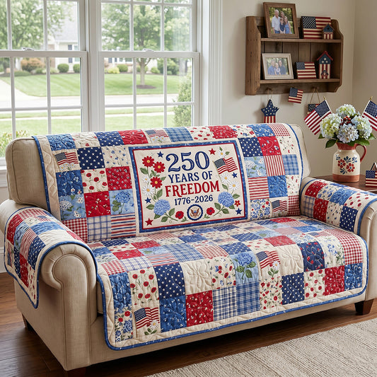 Heritage Haven Quilted Sofa Cover NCU0PTT3130