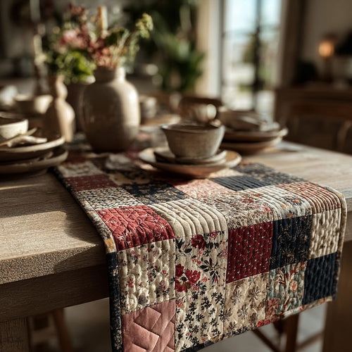 Heritage Love Quilted Table Runner NCU0LDH312