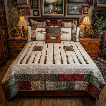 Heritage Lure Stripe Quilted Blanket NCU0LDH801