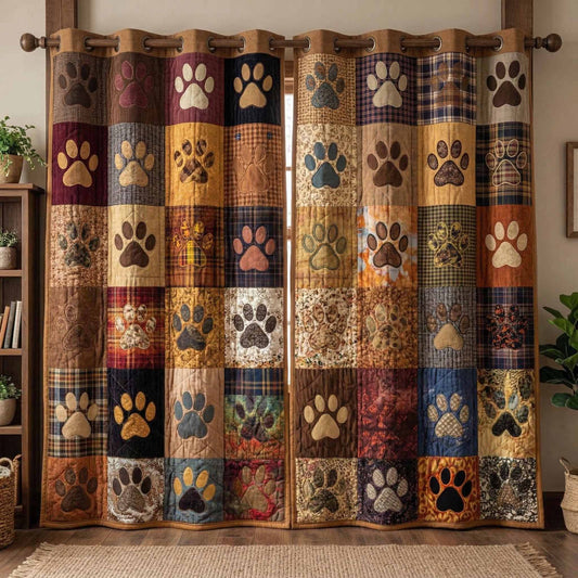Heritage Paws Quilted Curtains NCU0NXD1679