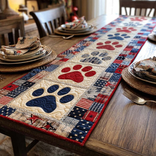 Heritage Paws Quilted Table Runner NCU0HNH939