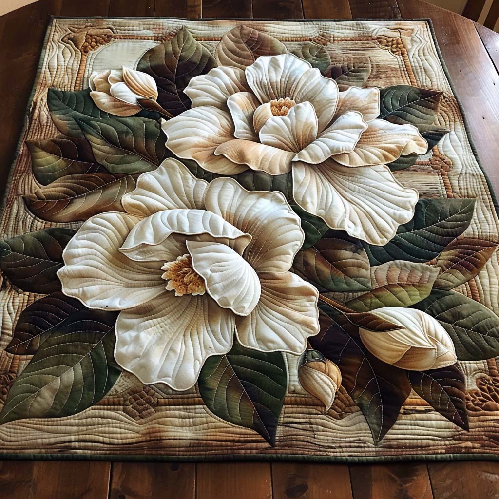 Heritage Petal Quilted Table Topper NCU0DQQ103