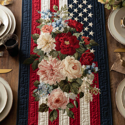 Heritage Stars Quilted Table Runner NCU0LDH475