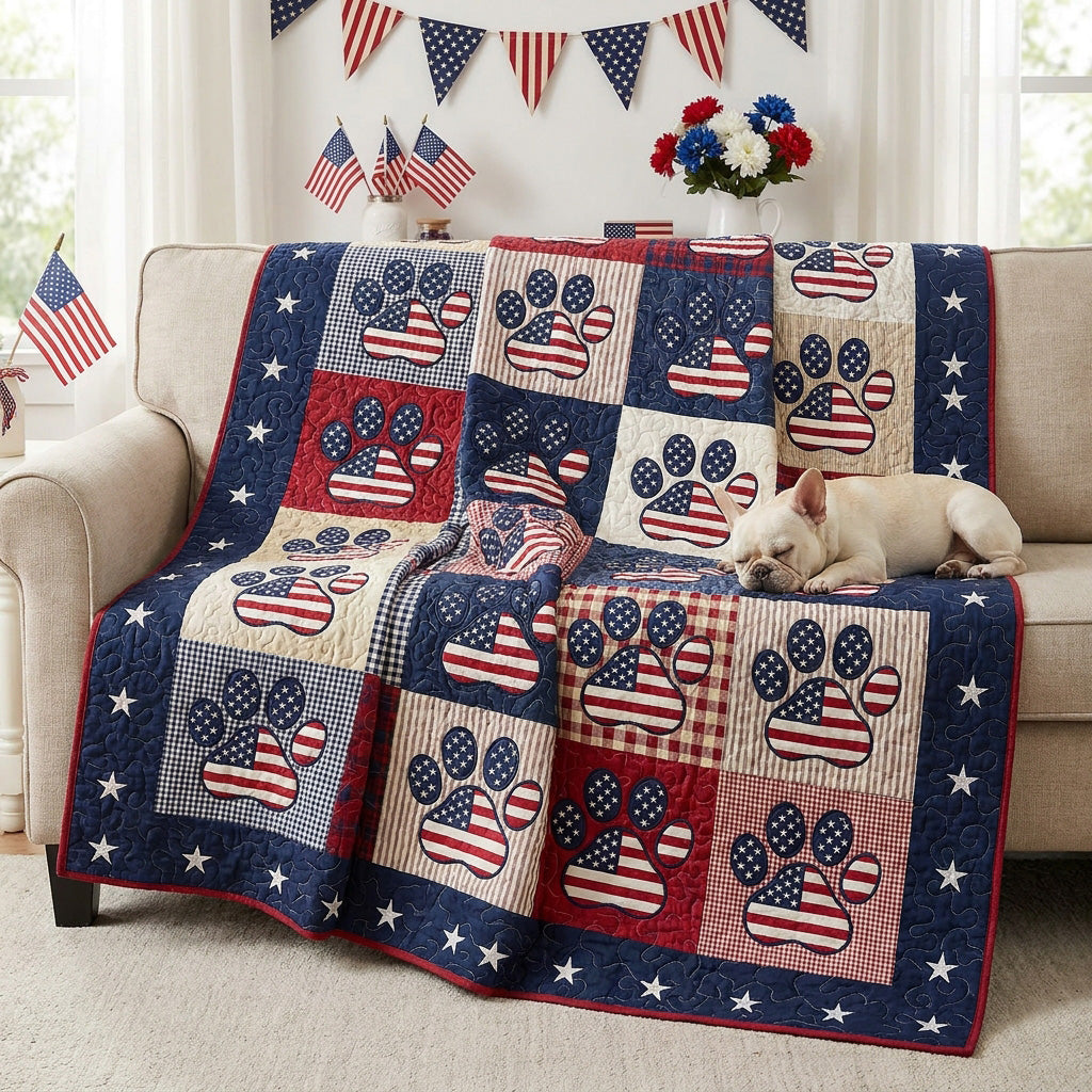 Heritage Tails Quilted Blanket NCU0NTV1077