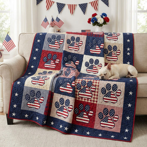 Heritage Tails Quilted Blanket NCU0NTV1077