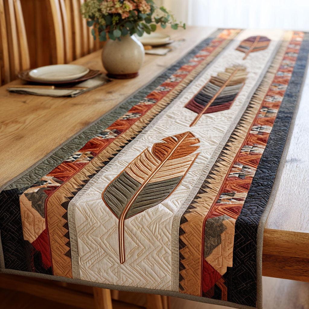 Heritage Weave Quilted Table Runner NCU0NNT2756