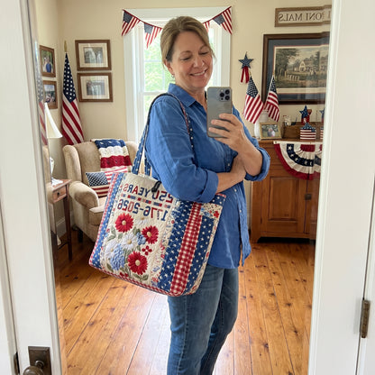 Heritage and Pride Quilted Classic Tote Bag NCU0PTT3170