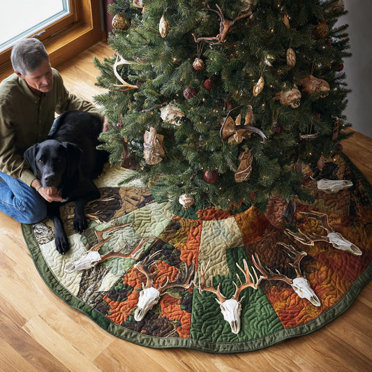 Heritage of the Wild Christmas Quilted Tree Skirt NCU0PTT1918