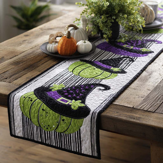 Hexed Harvest Quilted Table Runner NCU0NXD287