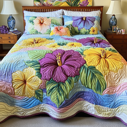 Hibiscus Bliss Duvet Cover Set NCU0NVH472