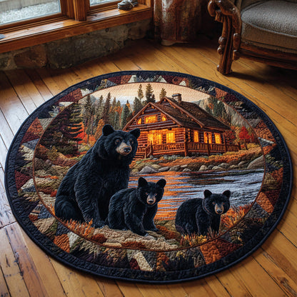 Hidden Hollow Quilted Round Mat NCU0DV1046