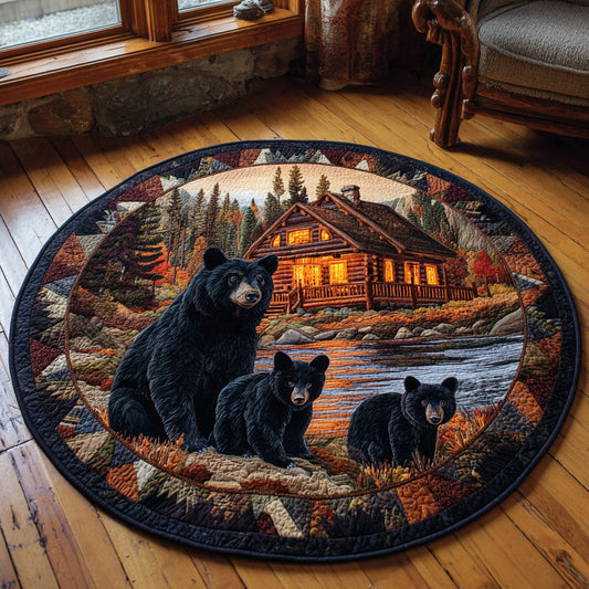 Hidden Hollow Quilted Round Mat NCU0DV1046