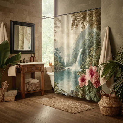 Hidden Oasis Shower Curtain NCU0DQQ0243