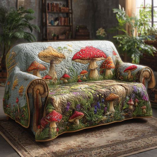 Hidden Woods Quilted Sofa Cover NCU0PTT2271