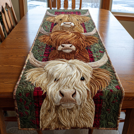 Highland Charm Quilted Table Runner NCU0DV1571