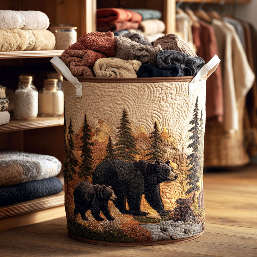 Highland Family Quilted Laundry Basket NCU0NTV414