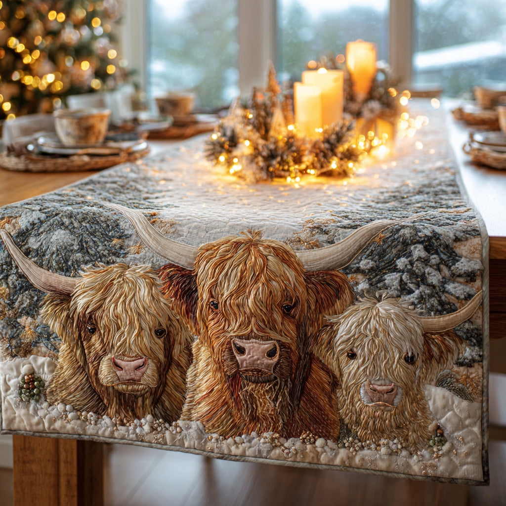 Highland Glow Quilted Table Runner NCU0DV1573