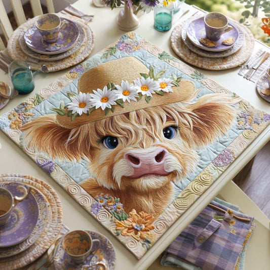 Highland Meadow Mood Quilted Table Topper NCU0NNT1203