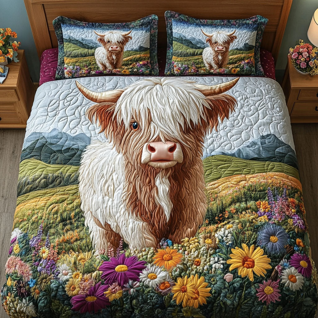 Highland Pride 3-Piece Quilted Bedding Set NCU0PTT634