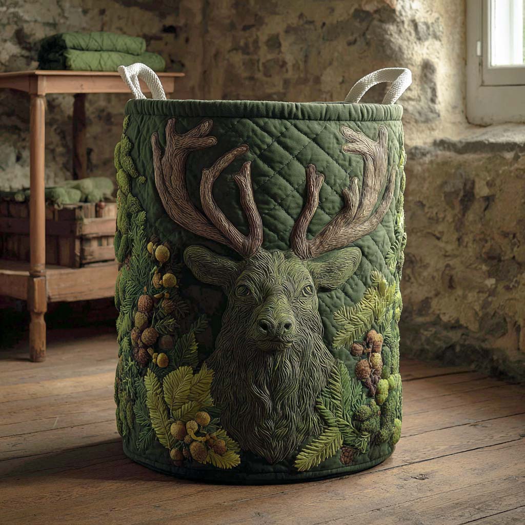 Highland Pride Quilted Laundry Basket NCU0NXD049