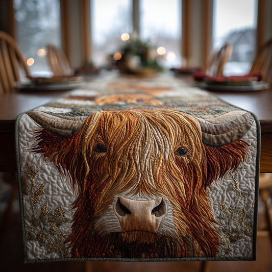 Highland Roots Quilted Table Runner NCU0DV1575