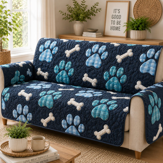Highland Scamper Quilted Sofa Cover NCU0PVL1032