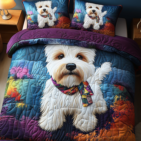 Highland Spirit 3-Piece Quilted Bedding Set NCU0DV446