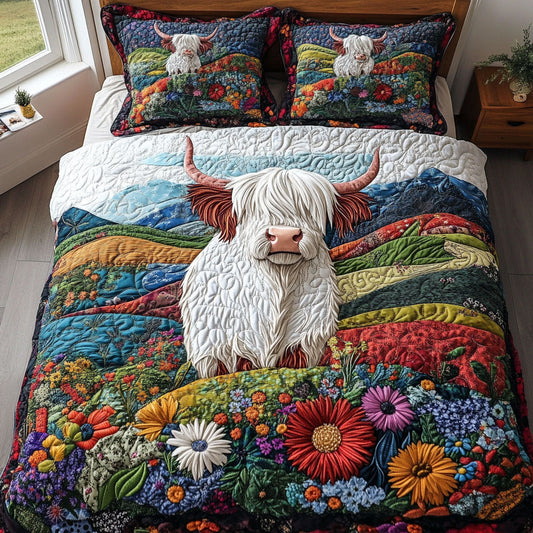 Highland Spirit 3-Piece Quilted Bedding Set NCU0PTT635