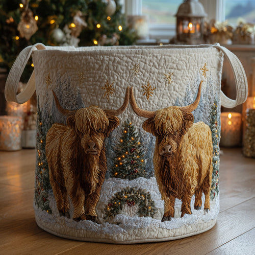 Highland Spirit Quilted Laundry Basket NCU0DV1601