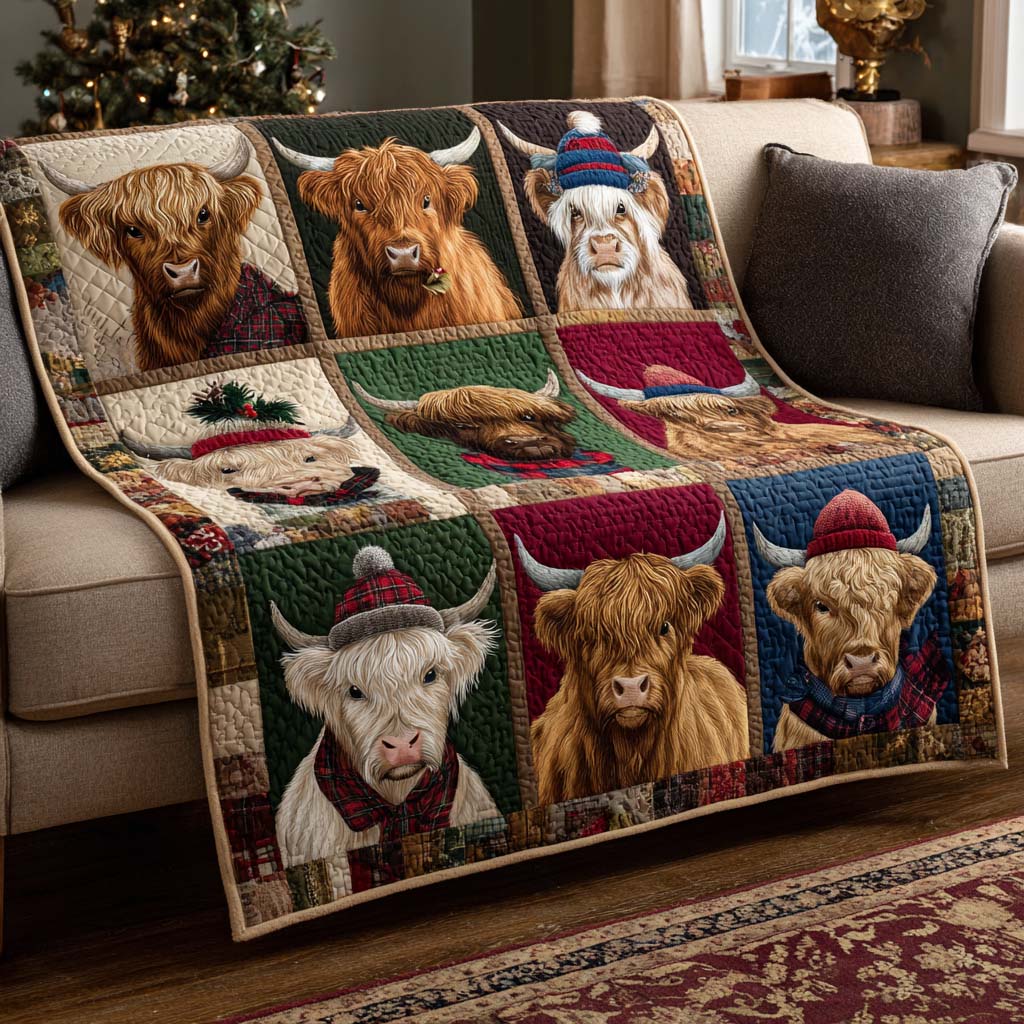 Highland Whisper Quilted Blanket NCU0NNT2628