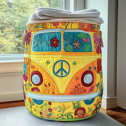 Hippie Spirit Quilted Laundry Basket NCU0PVL649
