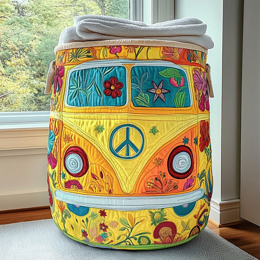 Hippie Spirit Quilted Laundry Basket NCU0PVL649