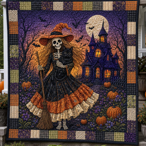 Hocus Pocus Patch Quilted Blanket NCU0DV2222