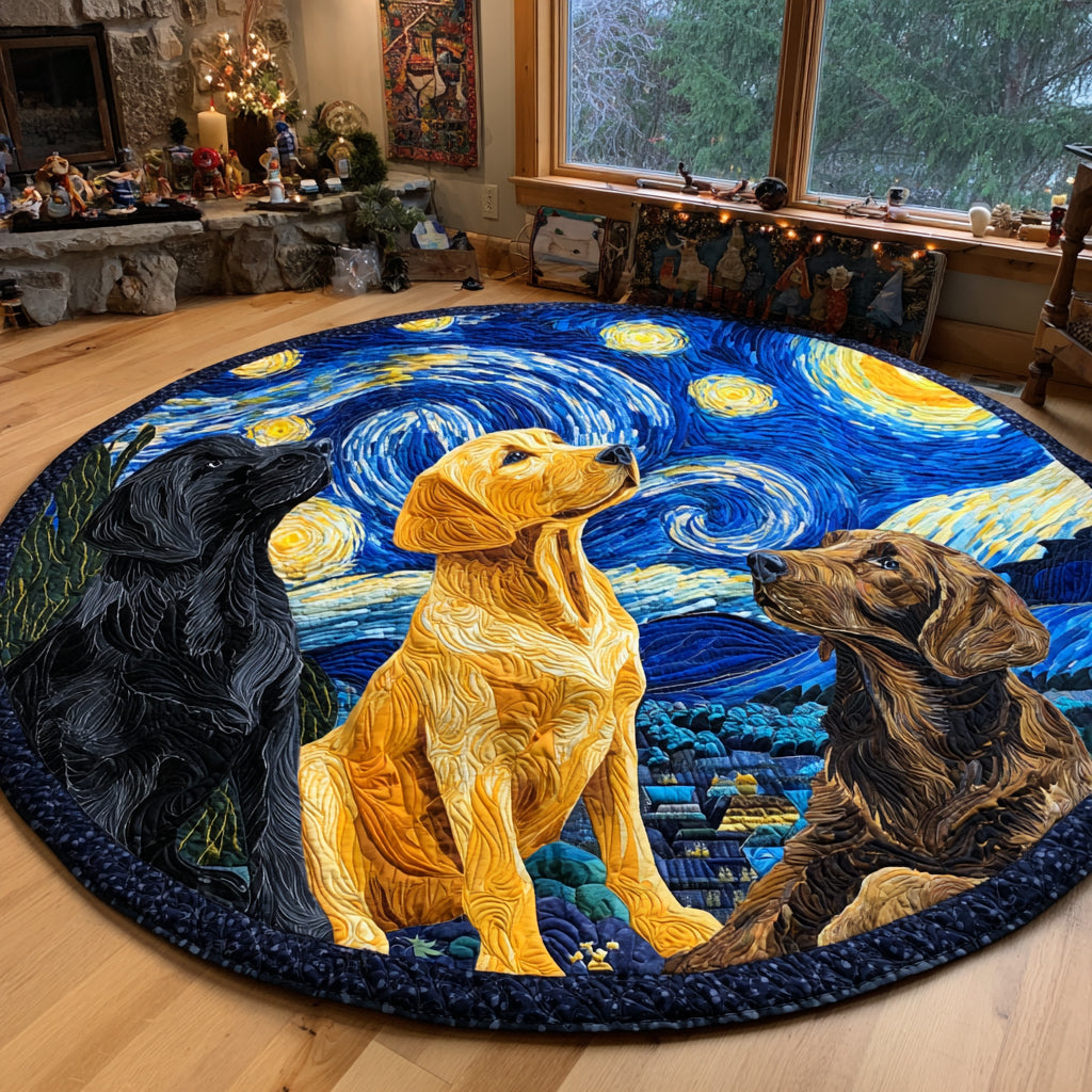 Holiday Companions Quilted Round Mat NCU0DV1357