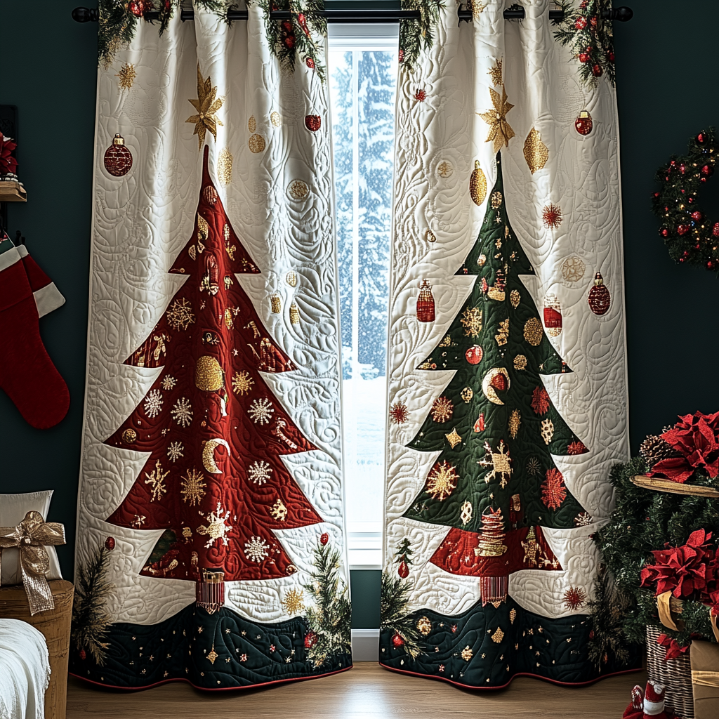 Holiday Dream Quilted Curtains NCU0DDK1727
