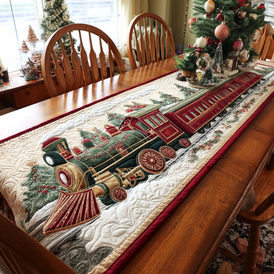 Holiday Express Quilted Table Runner NCU0NTV347