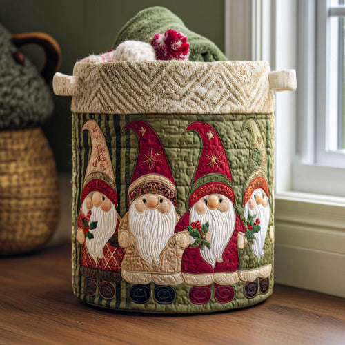 Holiday Glow Quilted Laundry Basket NCU0NNT1565